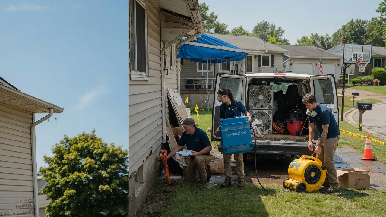 Ceiling Leak Cleanup in Lairdsville, PA near me